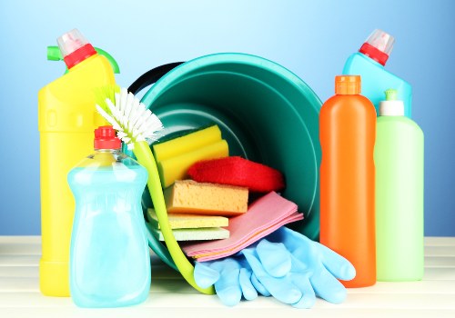 Detailed move out cleaning in a kitchen with appliances