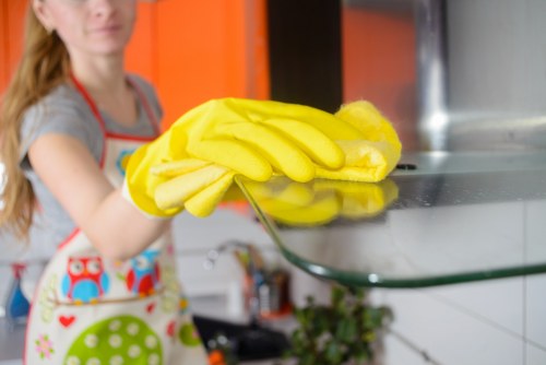 Richmond dry cleaning service treating stained clothing with care